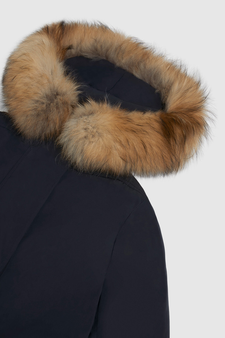 Parka Military con piel de mapache
