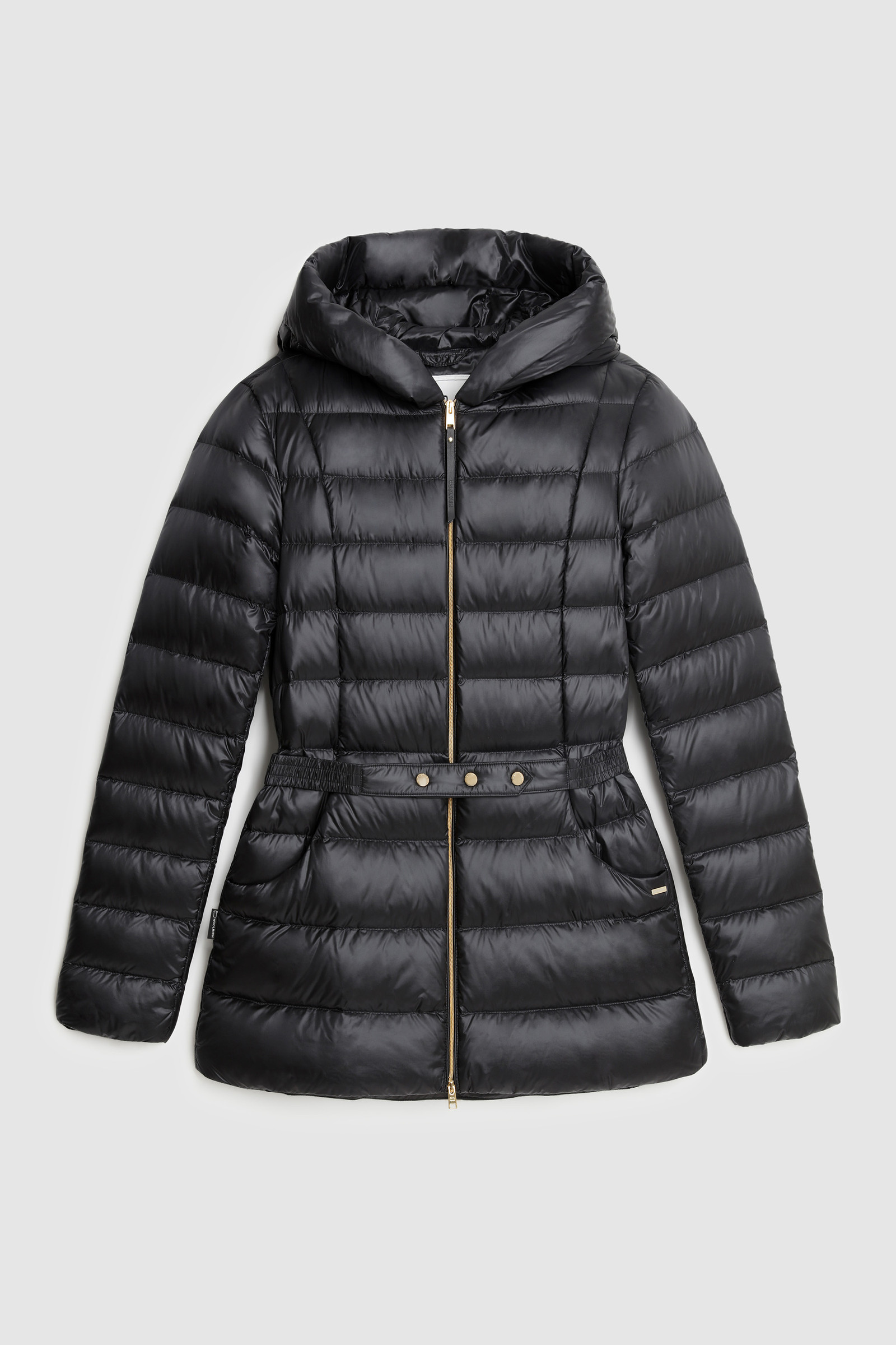 Steppjacke Abbie aus Nylon-Satin mit Kapuze