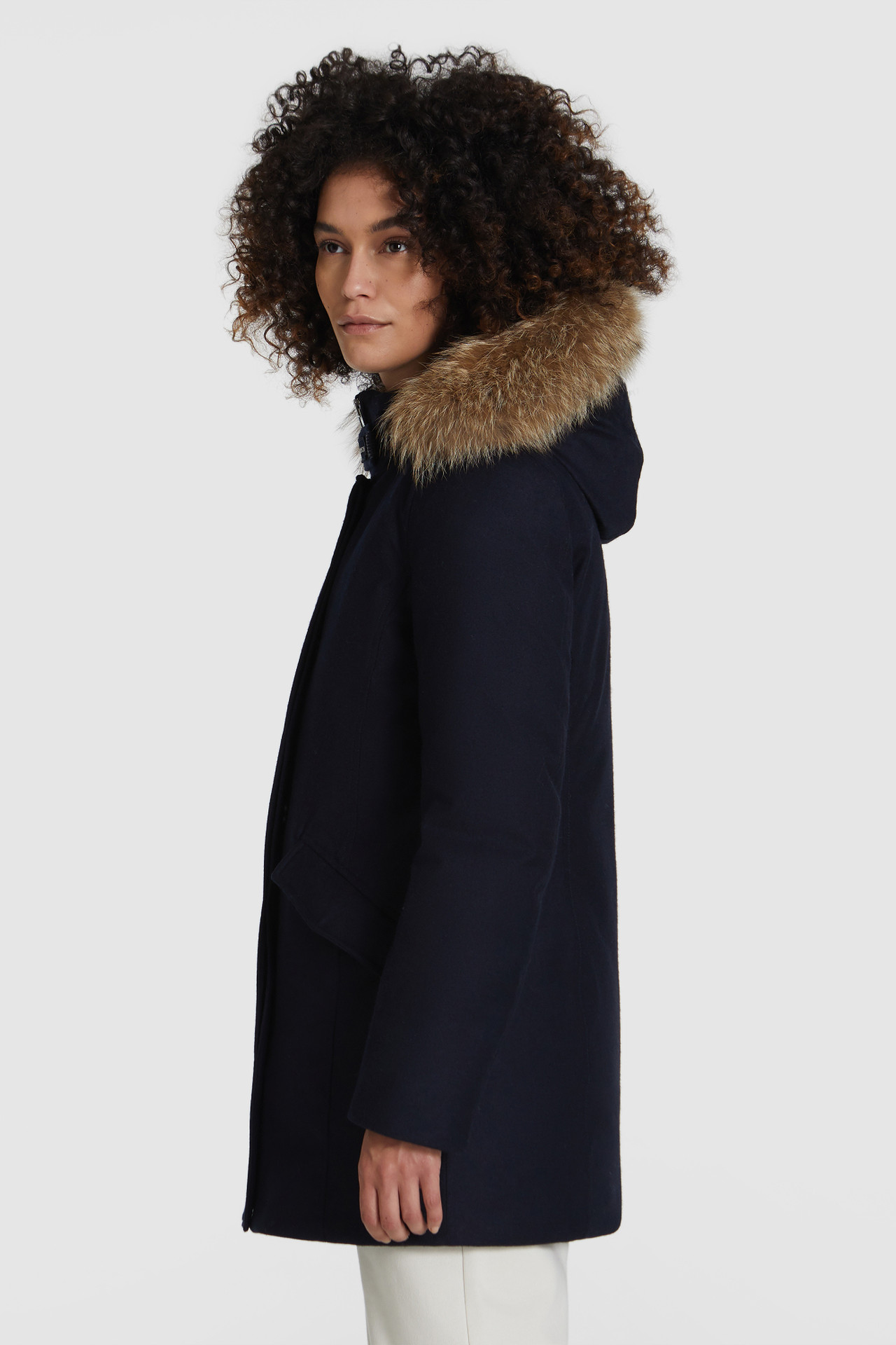 Luxe Arctic Parka With Coyote Fur