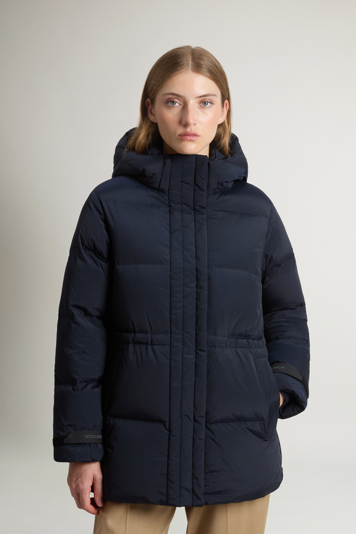 Doudoune Alsea en nylon élastique avec capuche amovible Bleu photo 1 | Woolrich