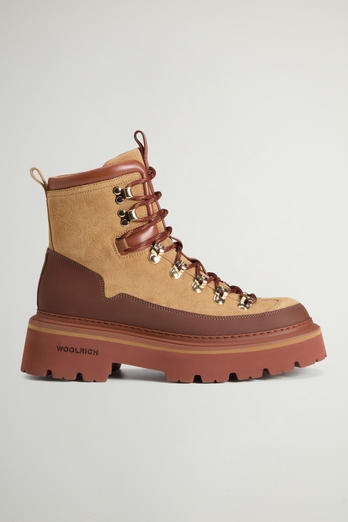 Bottines Trekker en cuir Marron | Woolrich
