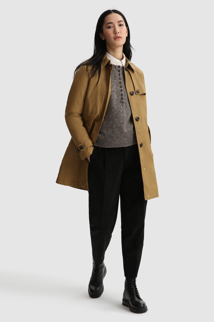 Manteau Conway 2 en 1 en coton ciré British Millerain