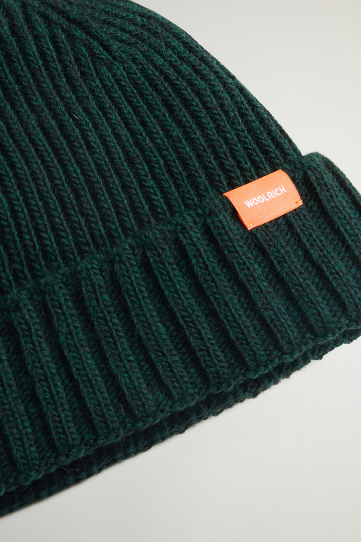 Boys’ Beanie in Wool Blend Green photo 3 | Woolrich