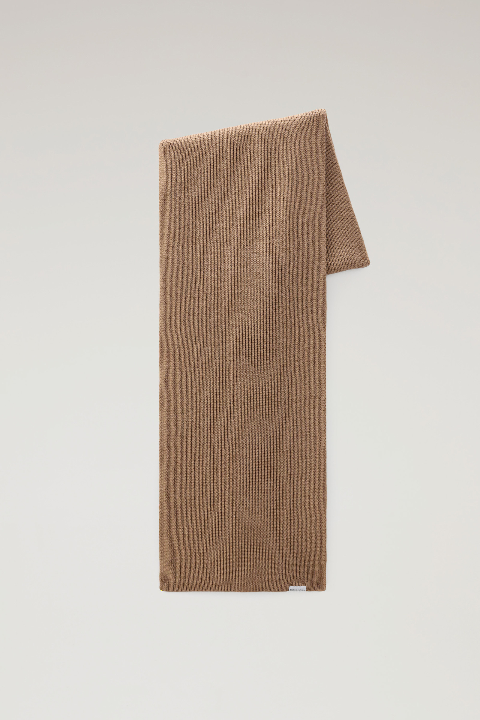 Ribbed Scarf in Merino Wool Brown | Woolrich