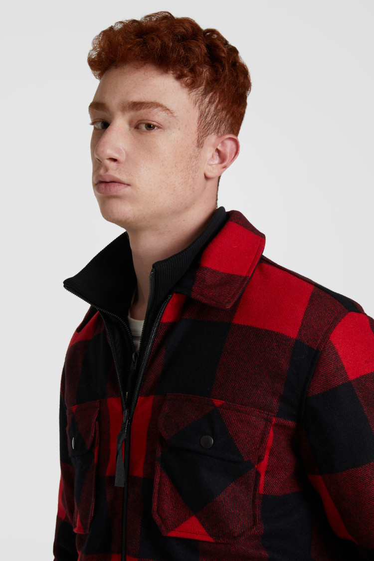 Camicia imbottita reversibile