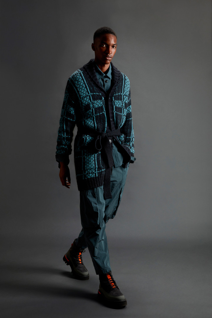 Cardigan en laine mélangée by Todd Snyder Bleu photo 2 | Woolrich
