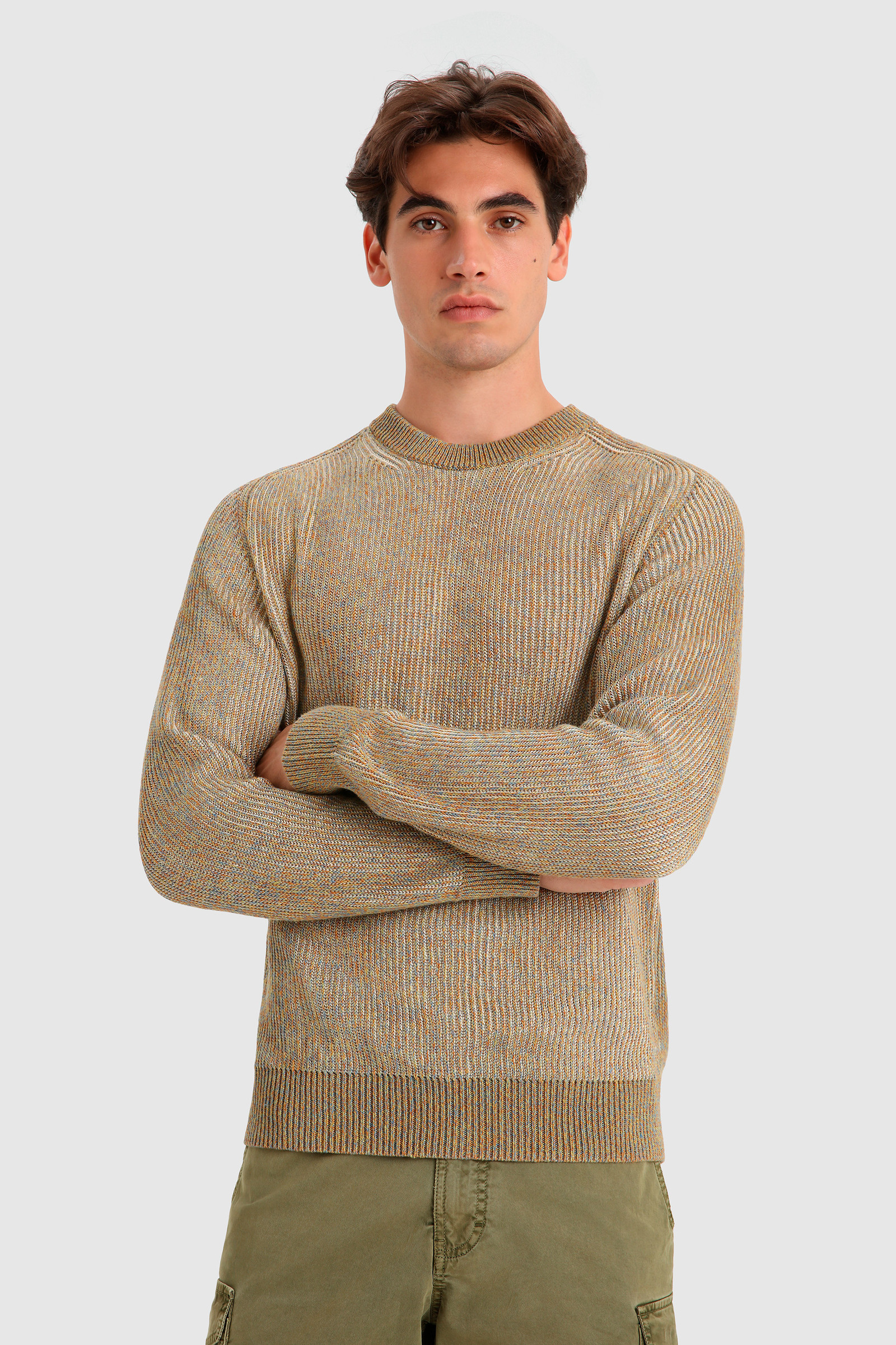 cotton mouline crewneck