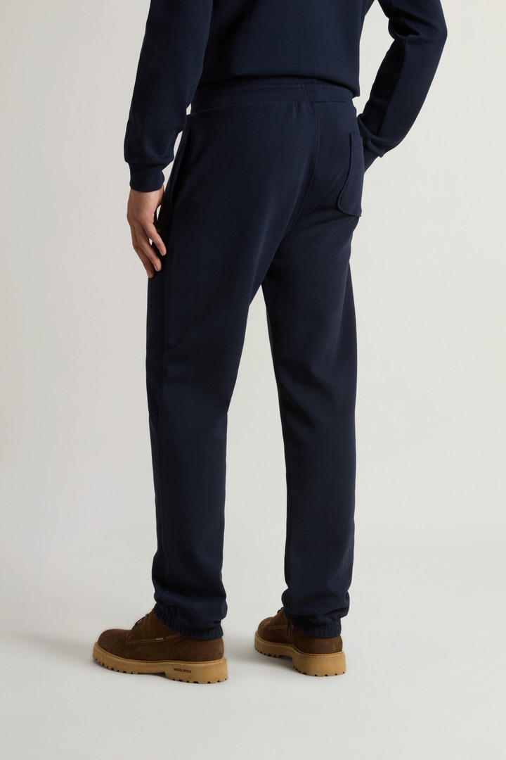 Pants in Cotton-Blend Interlock Blue photo 2 | Woolrich