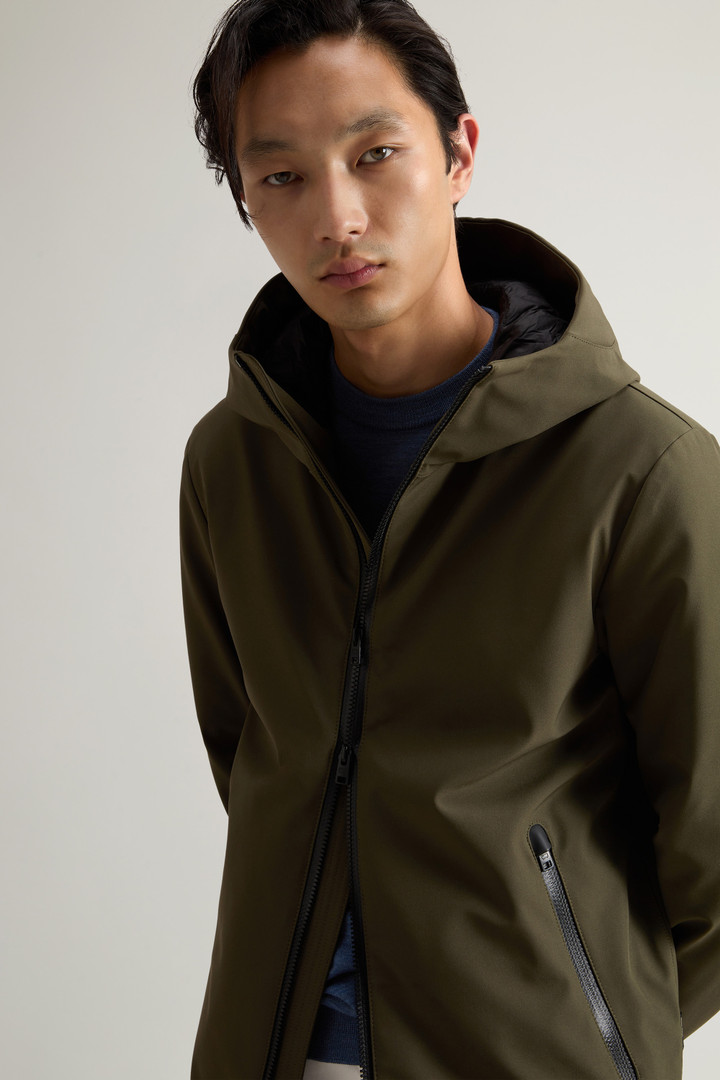 Pacific Jacket in Tech Softshell Green photo 4 | Woolrich