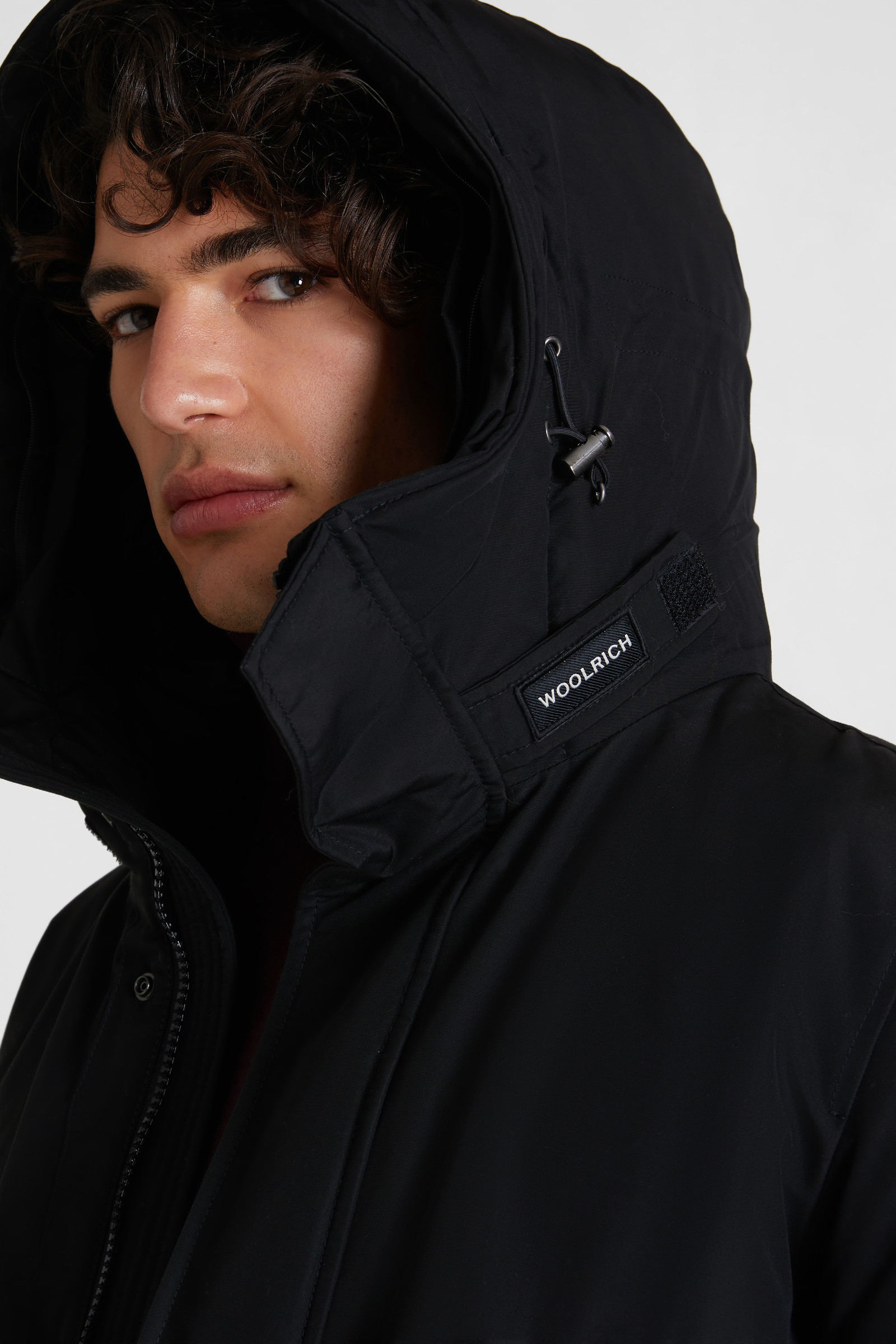 Polar Parka met hoge kraag, coyotebont