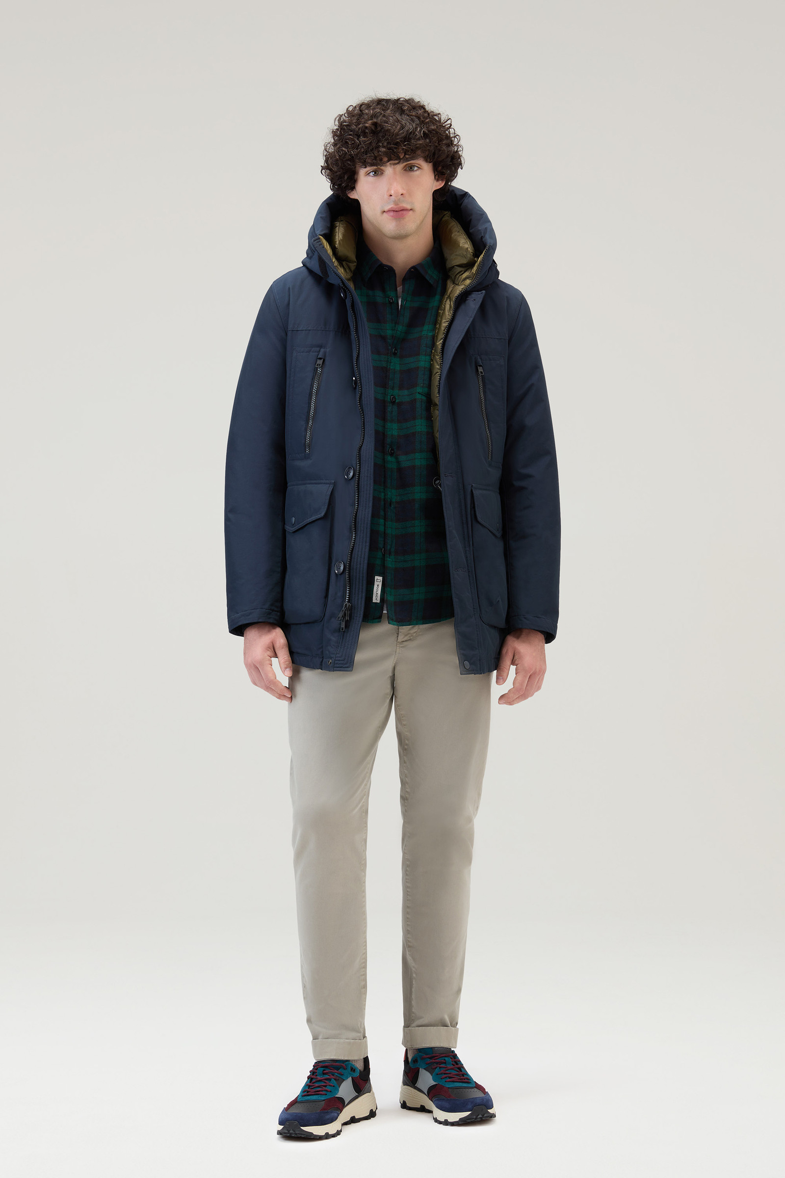 Arctic Parka Evolution aus Ramar Cloth blau photo 2 | Woolrich