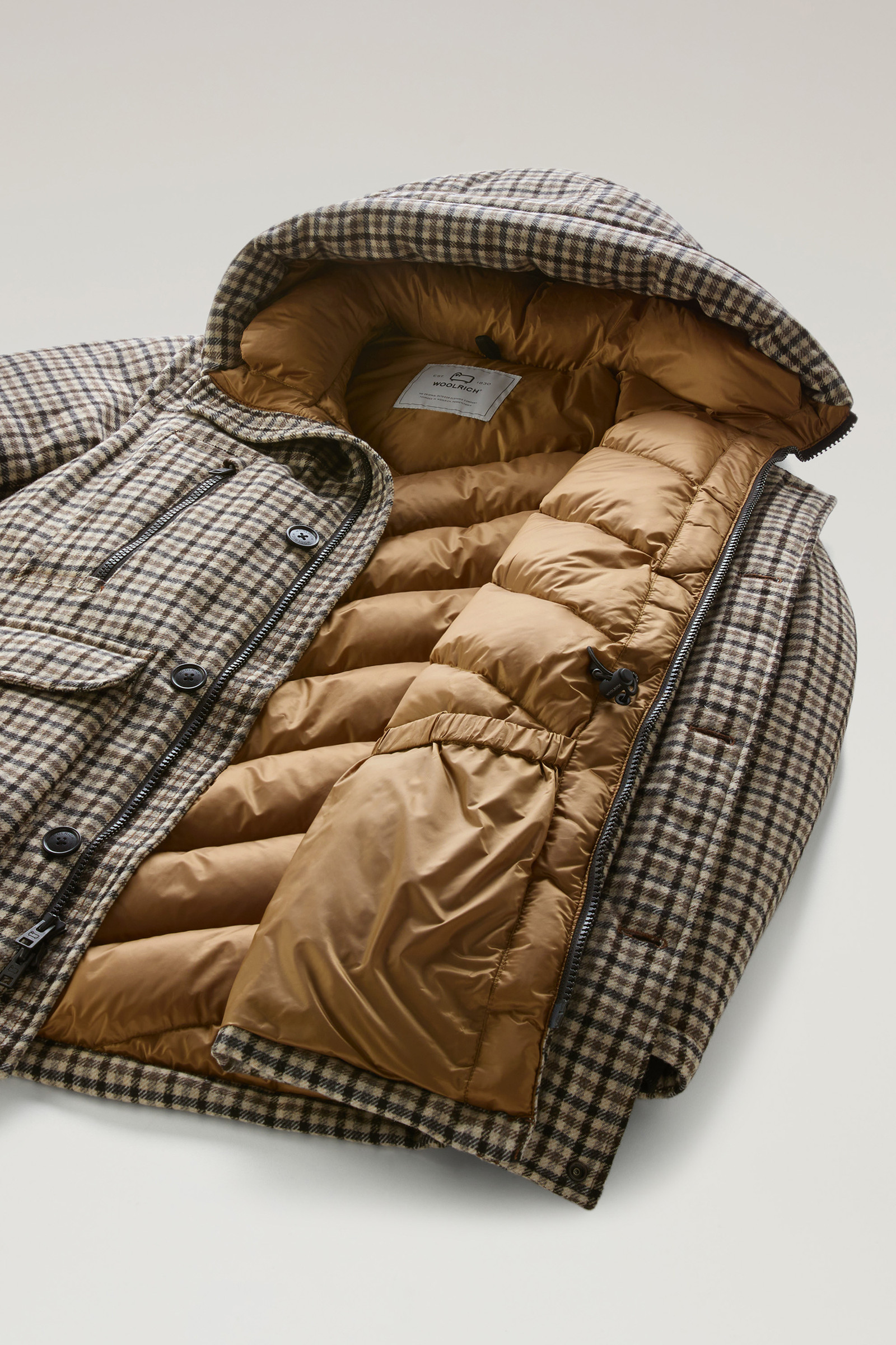 Arctic Parka Evolution de lana italiana reciclada beige photo 11 | Woolrich