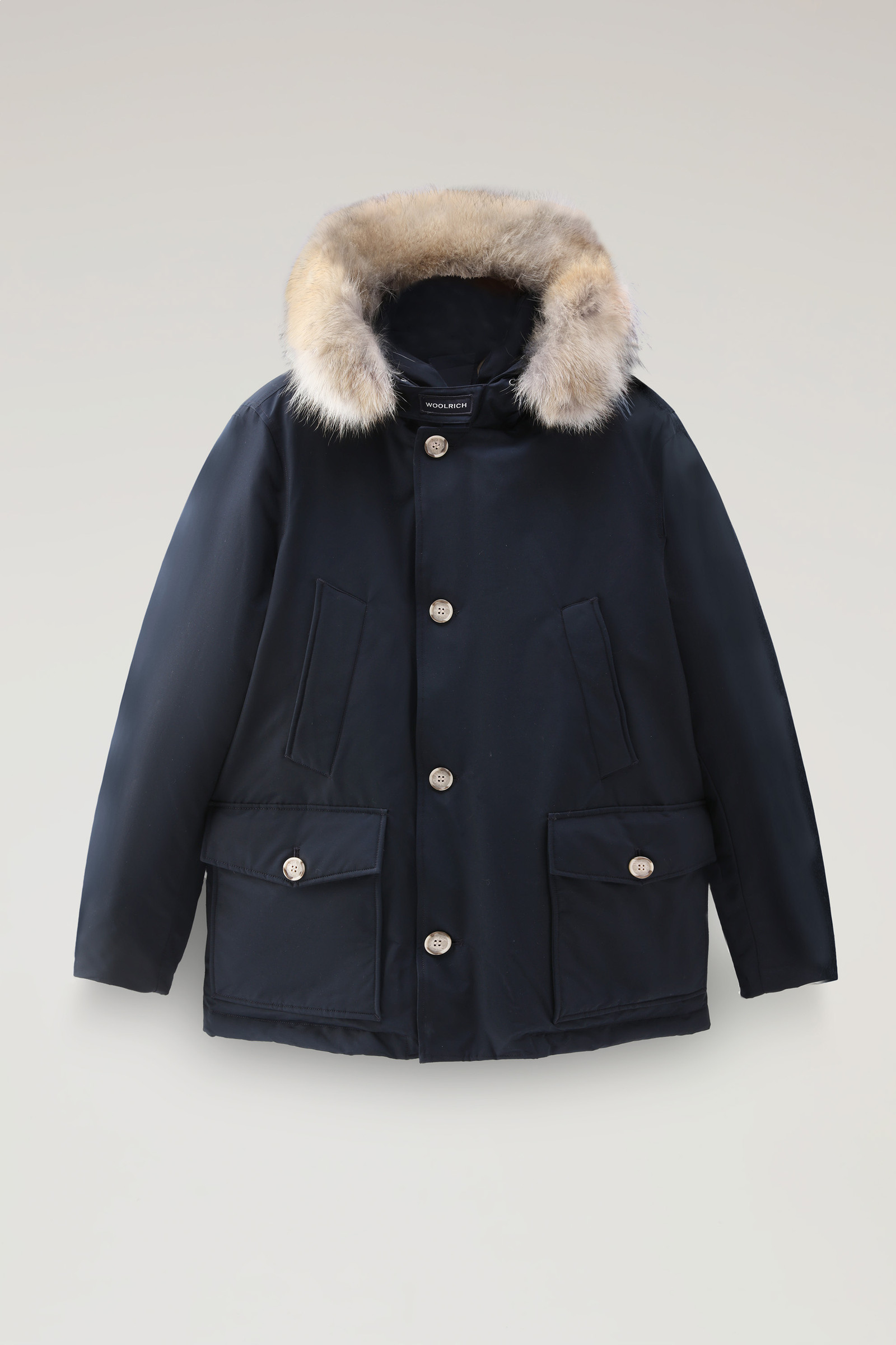 Arctic Anorak with Detachable Fur - Men - Blue