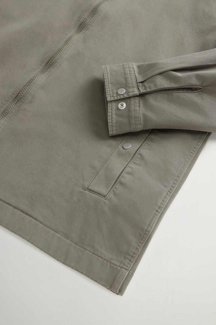 COTTON TWILL TIMBER OVERSHIRT GD Grün photo 3 | Woolrich