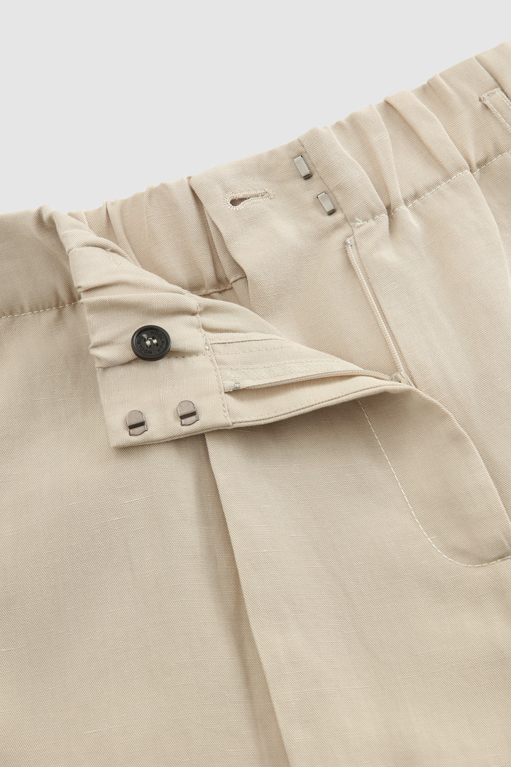 Outdoorshorts van linnenmix Beige photo 5 | Woolrich