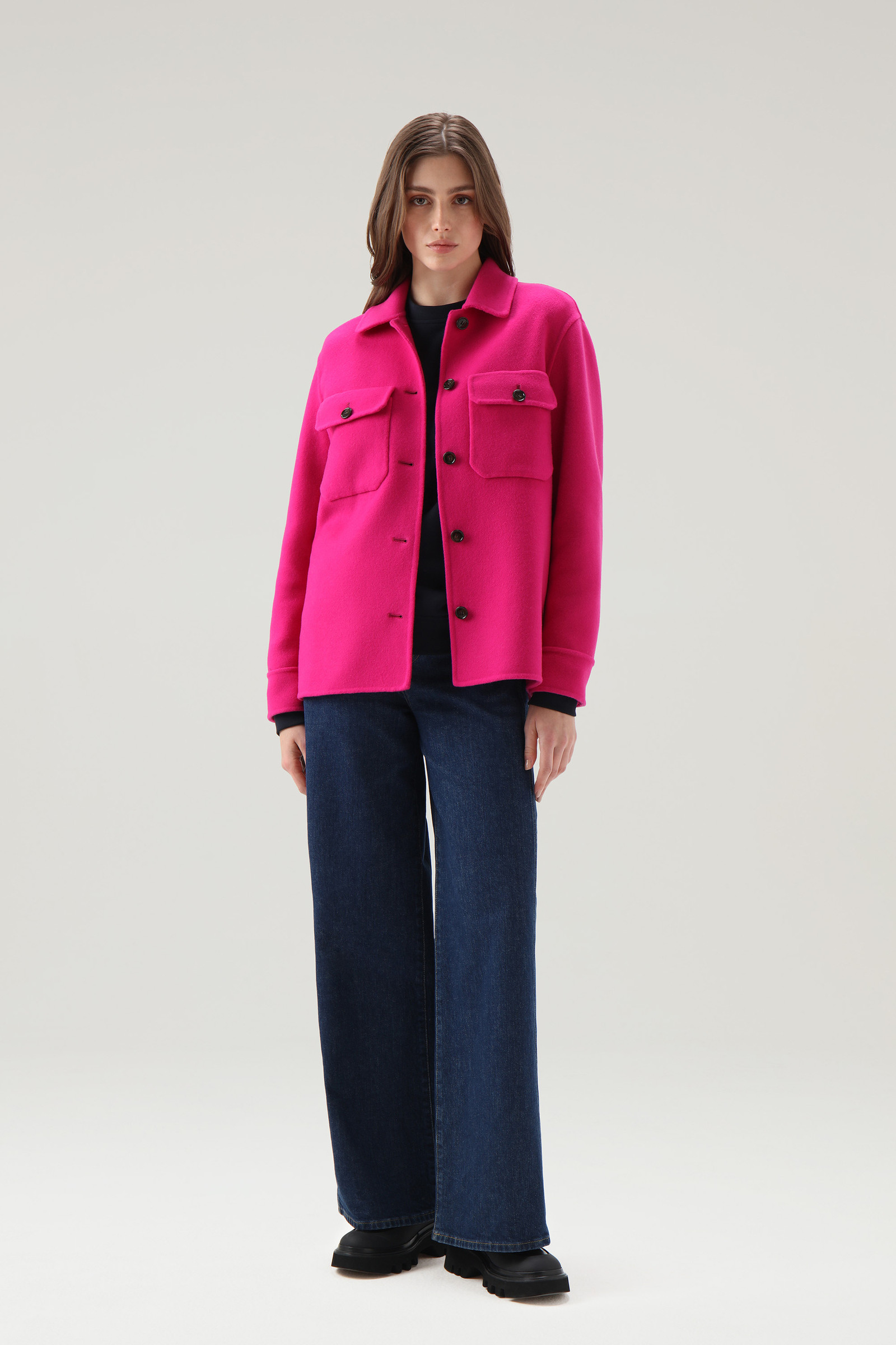 Manteco Virgin Double Wool Overshirt photo 2 | Woolrich