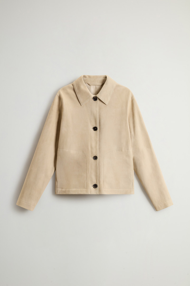 Suede jacket Beige photo 5 | Woolrich