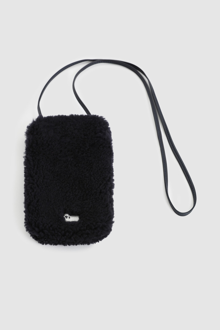Woolrich x Toasties phone case with neck strap