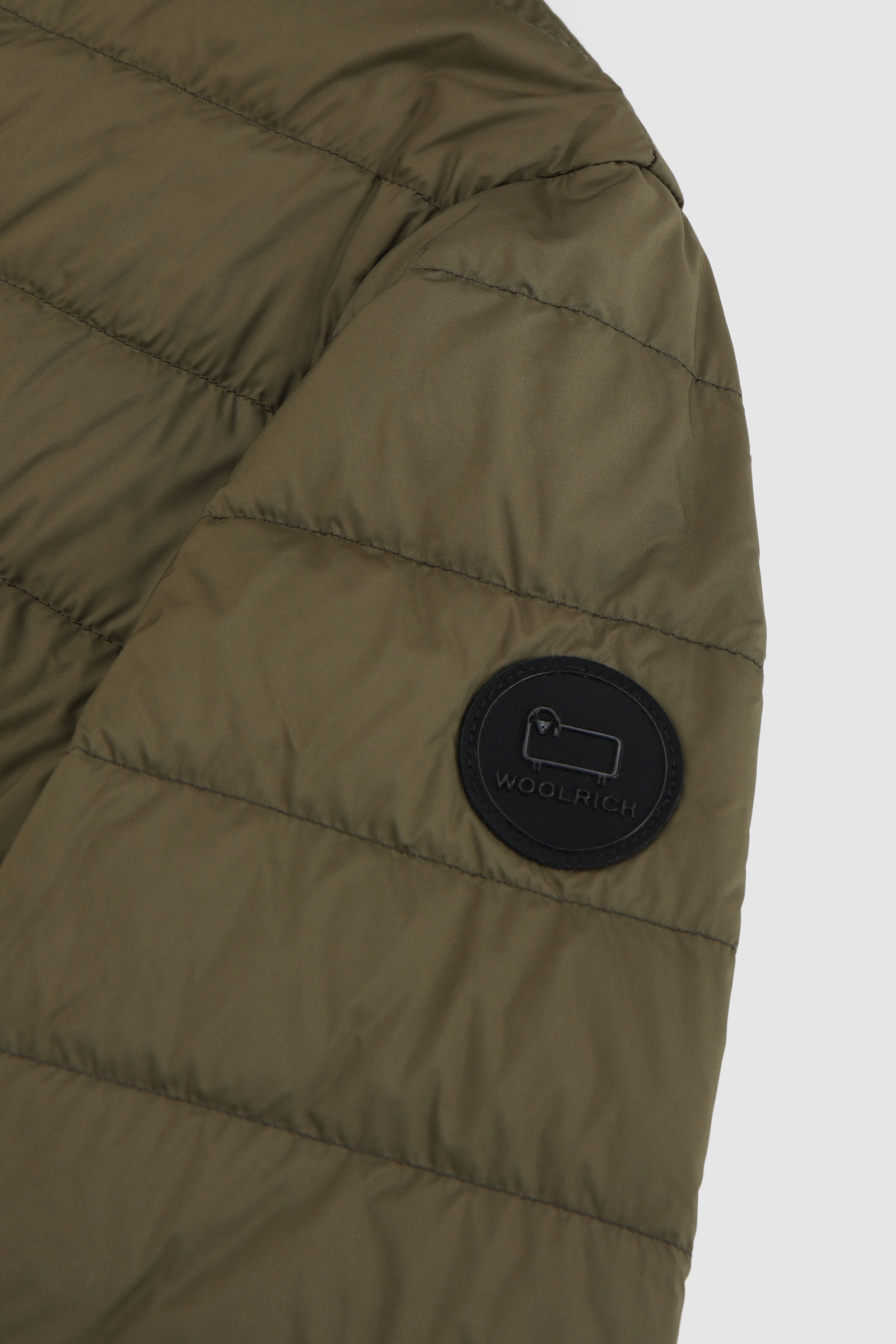 Boy's Sundance padded jacket with hood Green photo 4 | Woolrich