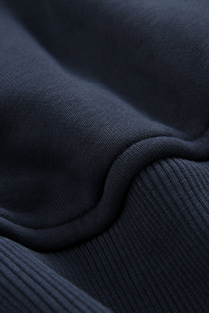 Sweat Luxe Track avec logo vintage brodé bleu photo 7 | Woolrich