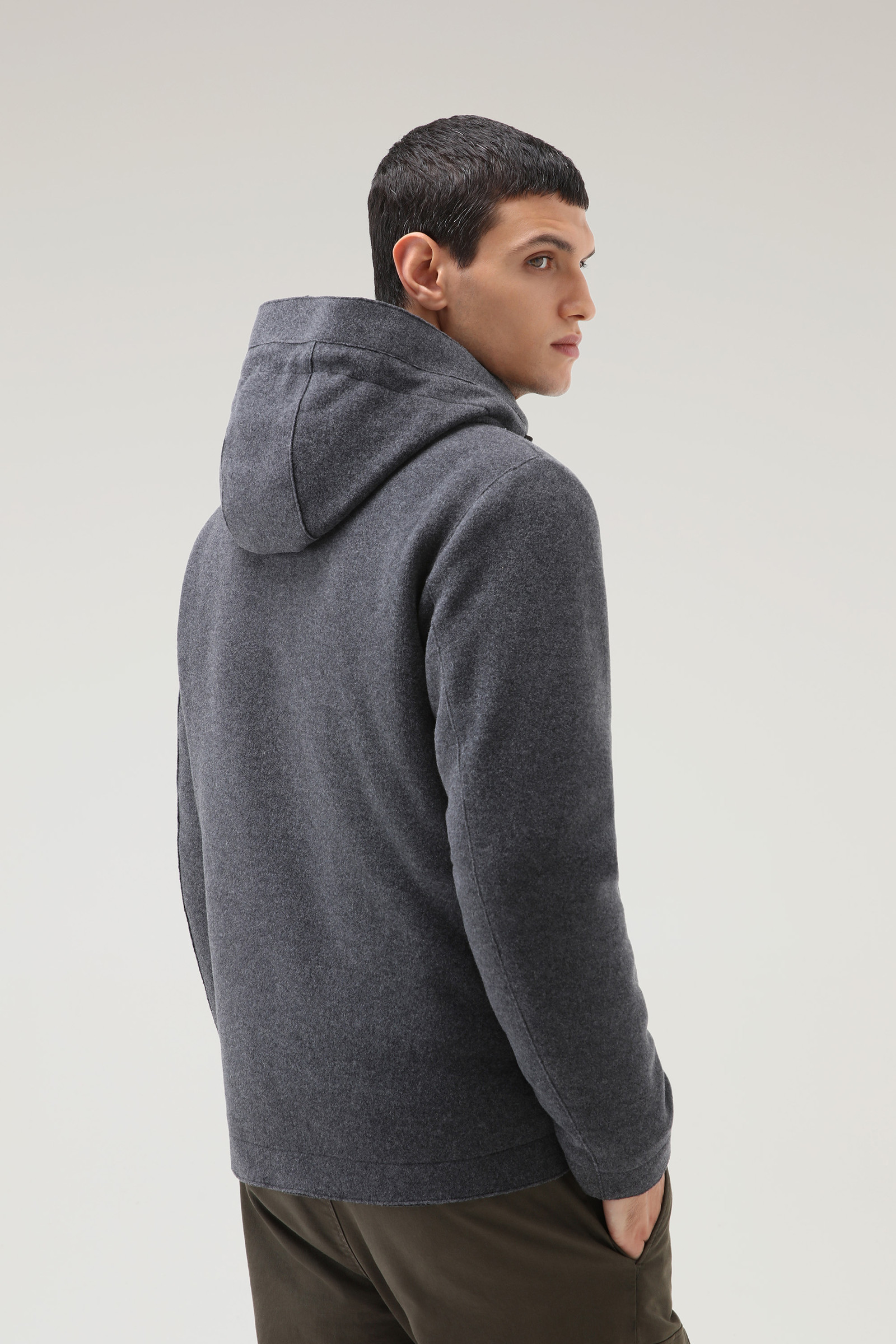 Giacca Pacific in misto lana grigio photo 3 | Woolrich