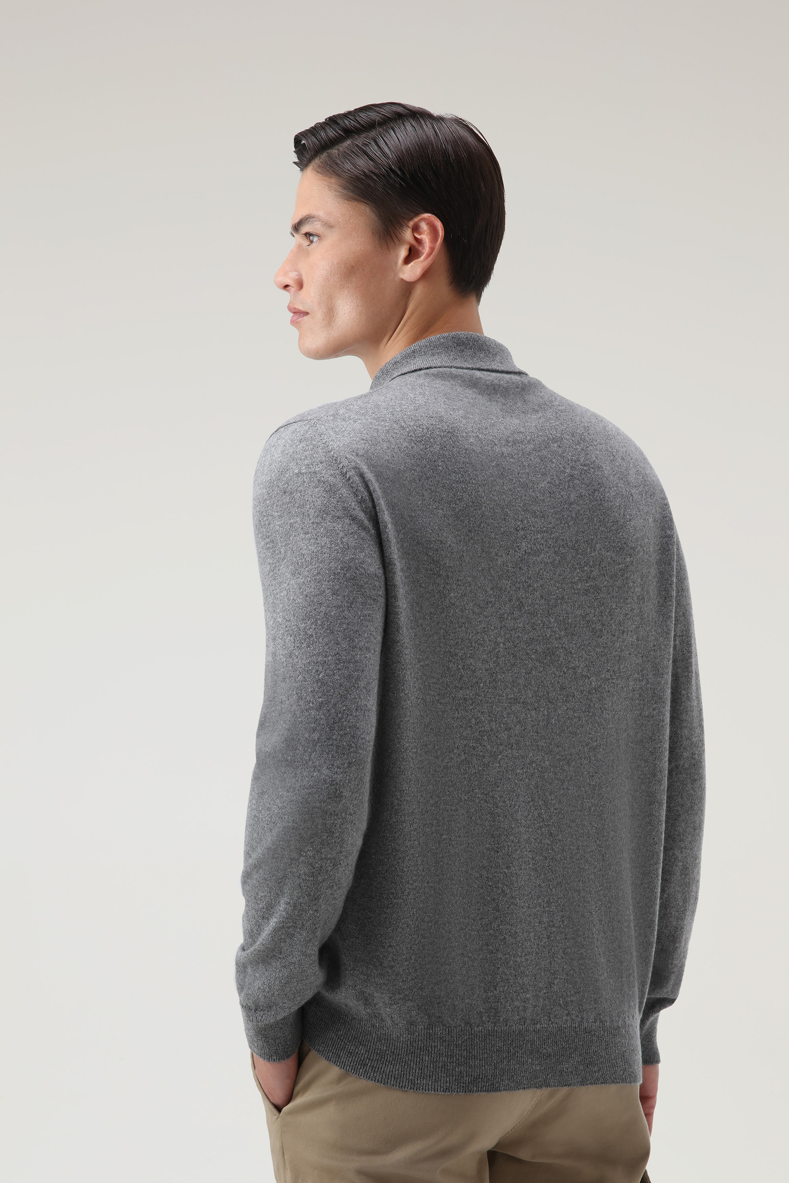 Cashmere Luxe Long Sweater Grey photo 3 | Woolrich