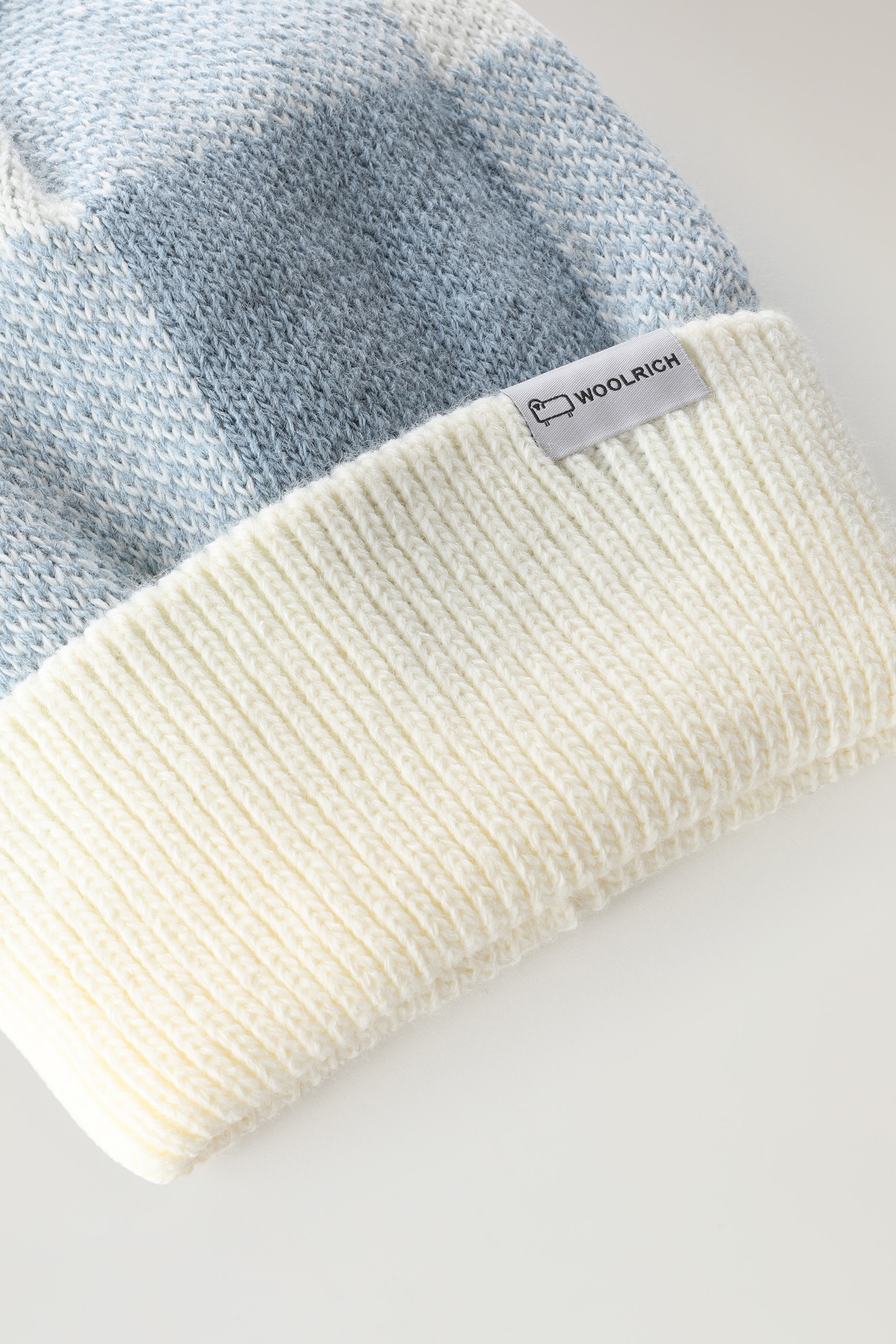 Karomuster Beanie für Mädchen Blau photo 3 | Woolrich