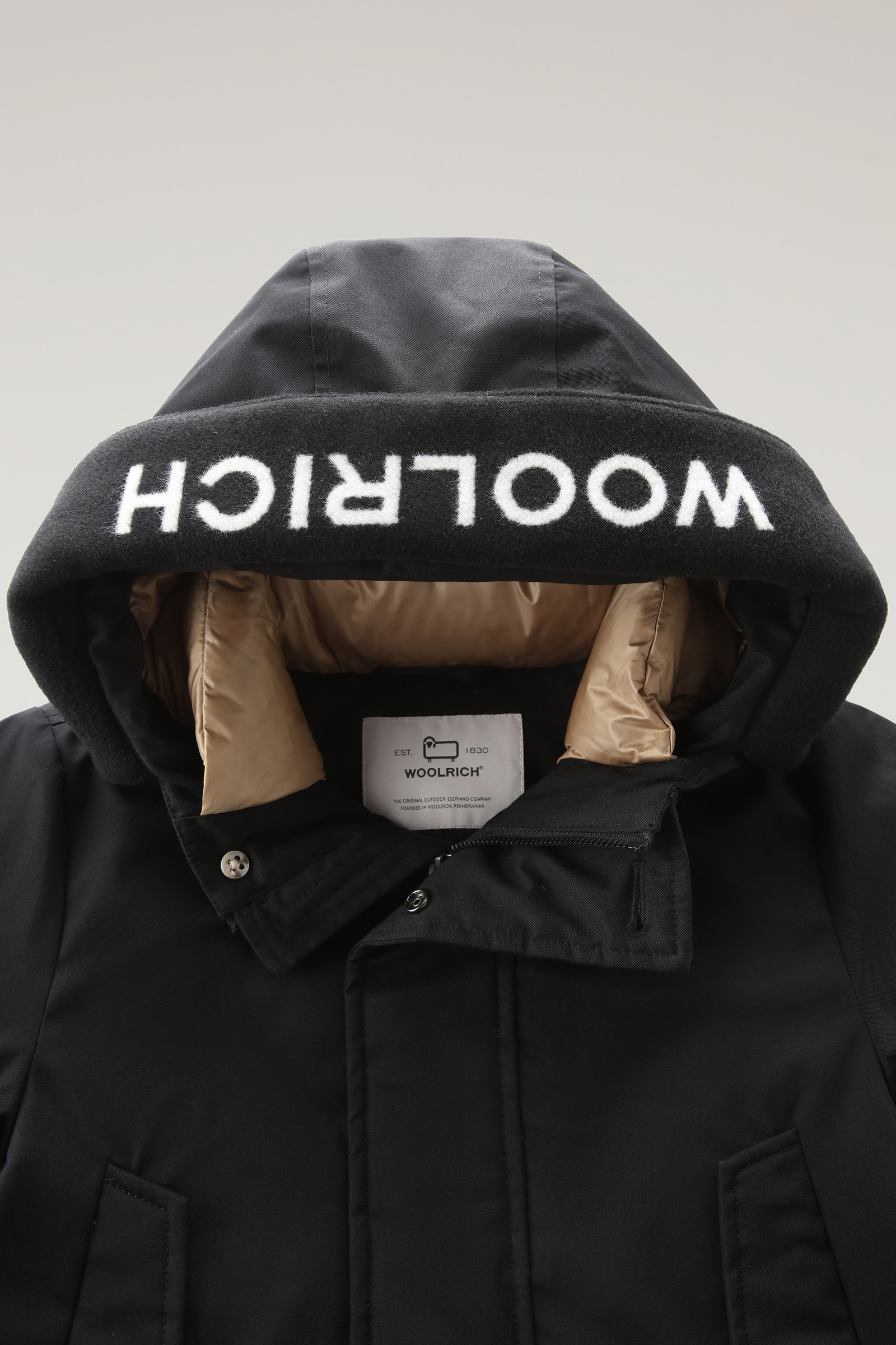 Boys' Cotton Parka Black photo 3 | Woolrich