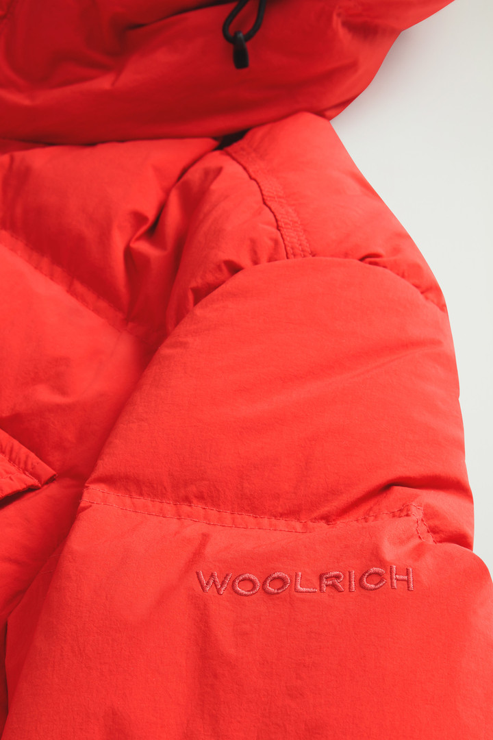 Garment-Dyed Quilted Nylon Parka Orange photo 7 | Woolrich