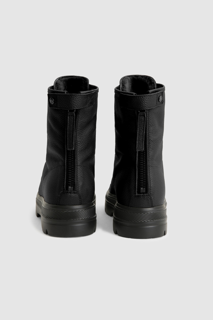Bottes Military en peau de mouton avec doublure