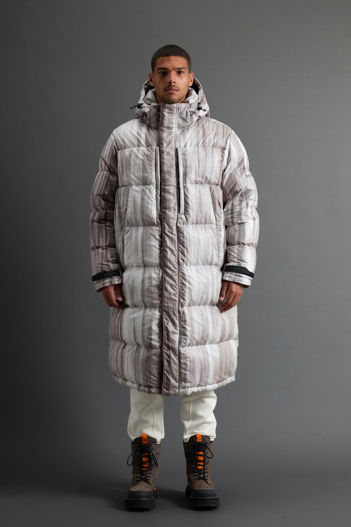 Olmetex Nylon Parka with Tie-Dye Motif by Todd Snyder Gray photo 1 | Woolrich