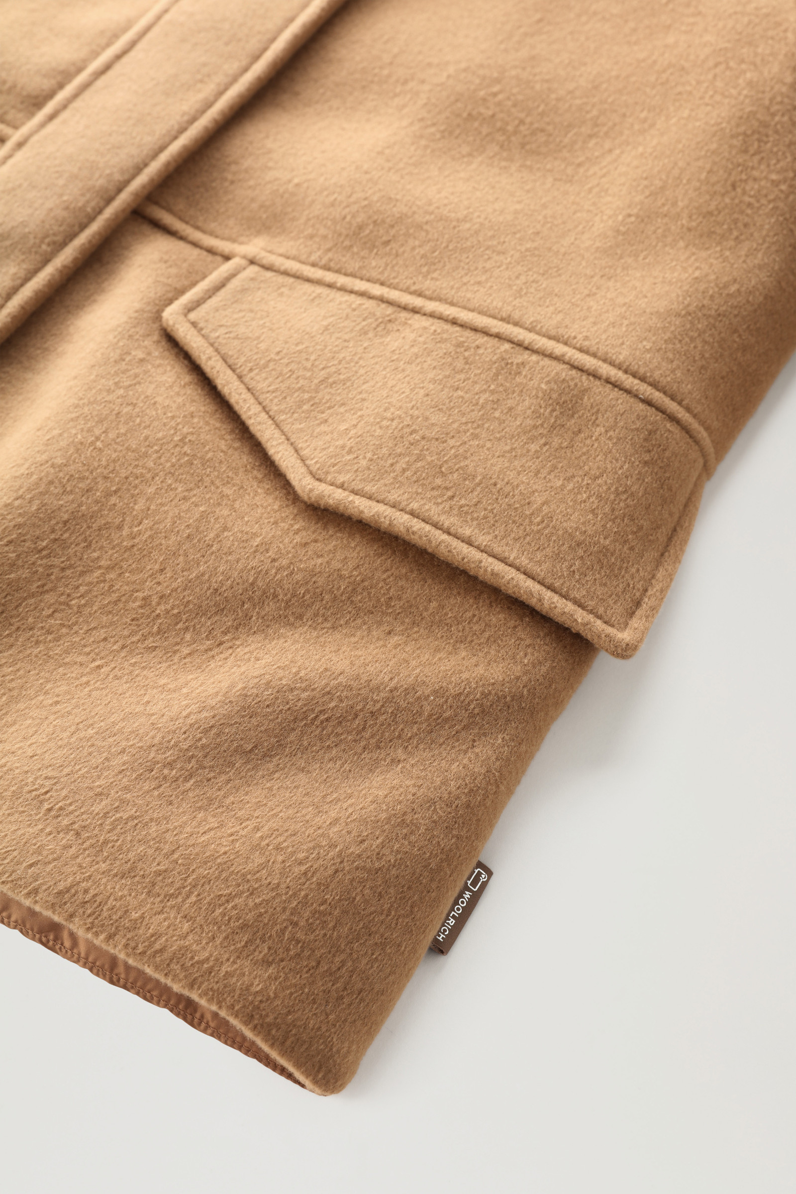 Kuna Jacket in Wool and Cashmere Blend Brown photo 8 | Woolrich