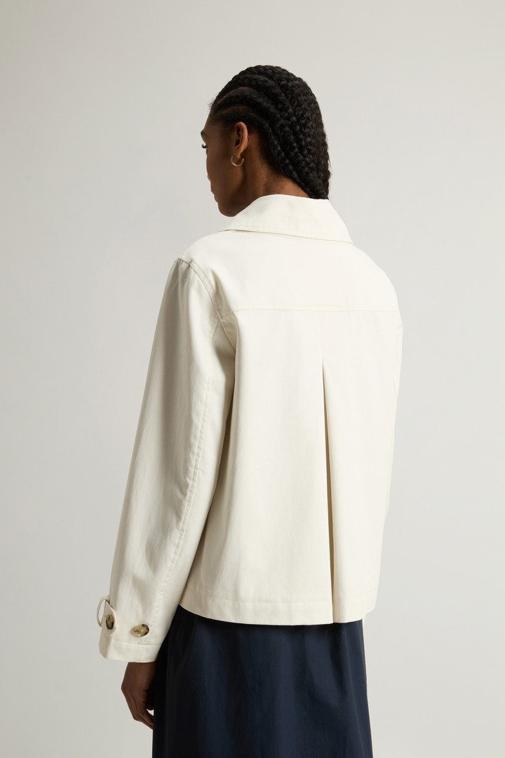 Pure Cotton Pea Coat White photo 3 | Woolrich