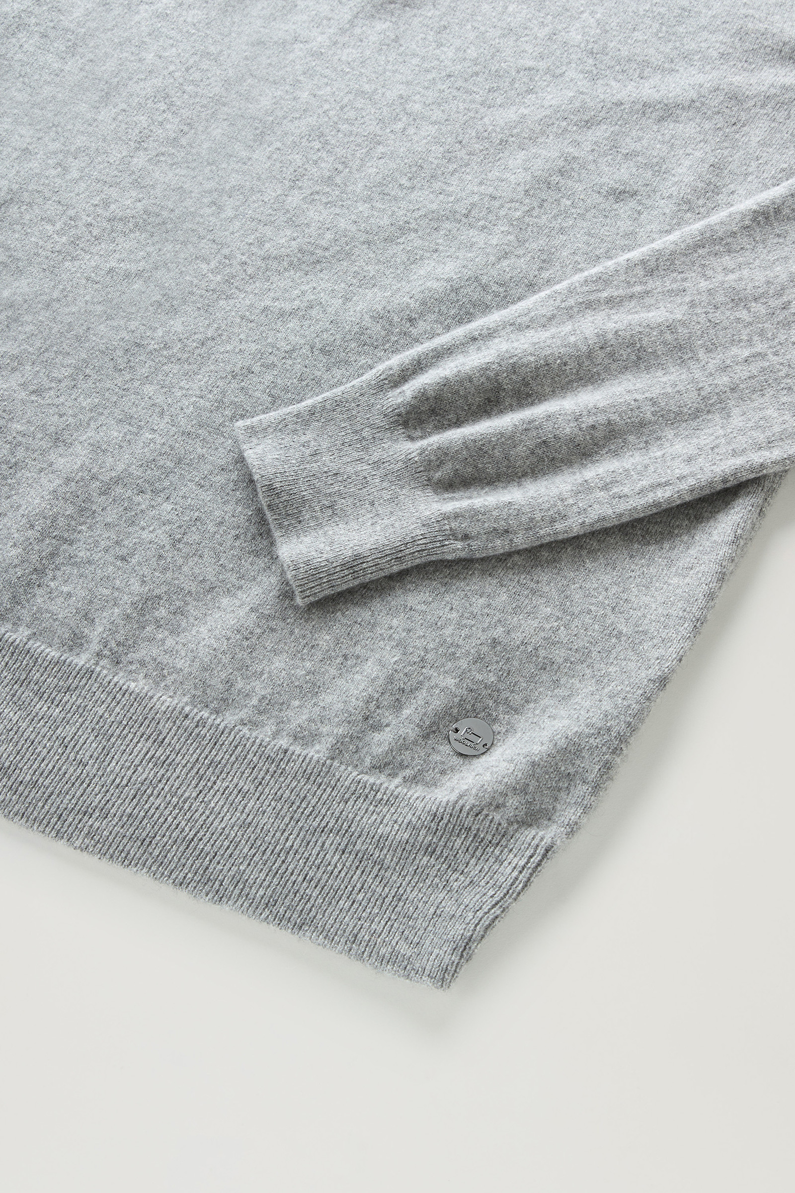 Luxe Polo in Pure Cashmere Grey photo 7 | Woolrich