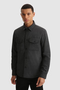 Travel Overshirt in Cool Wool Blend