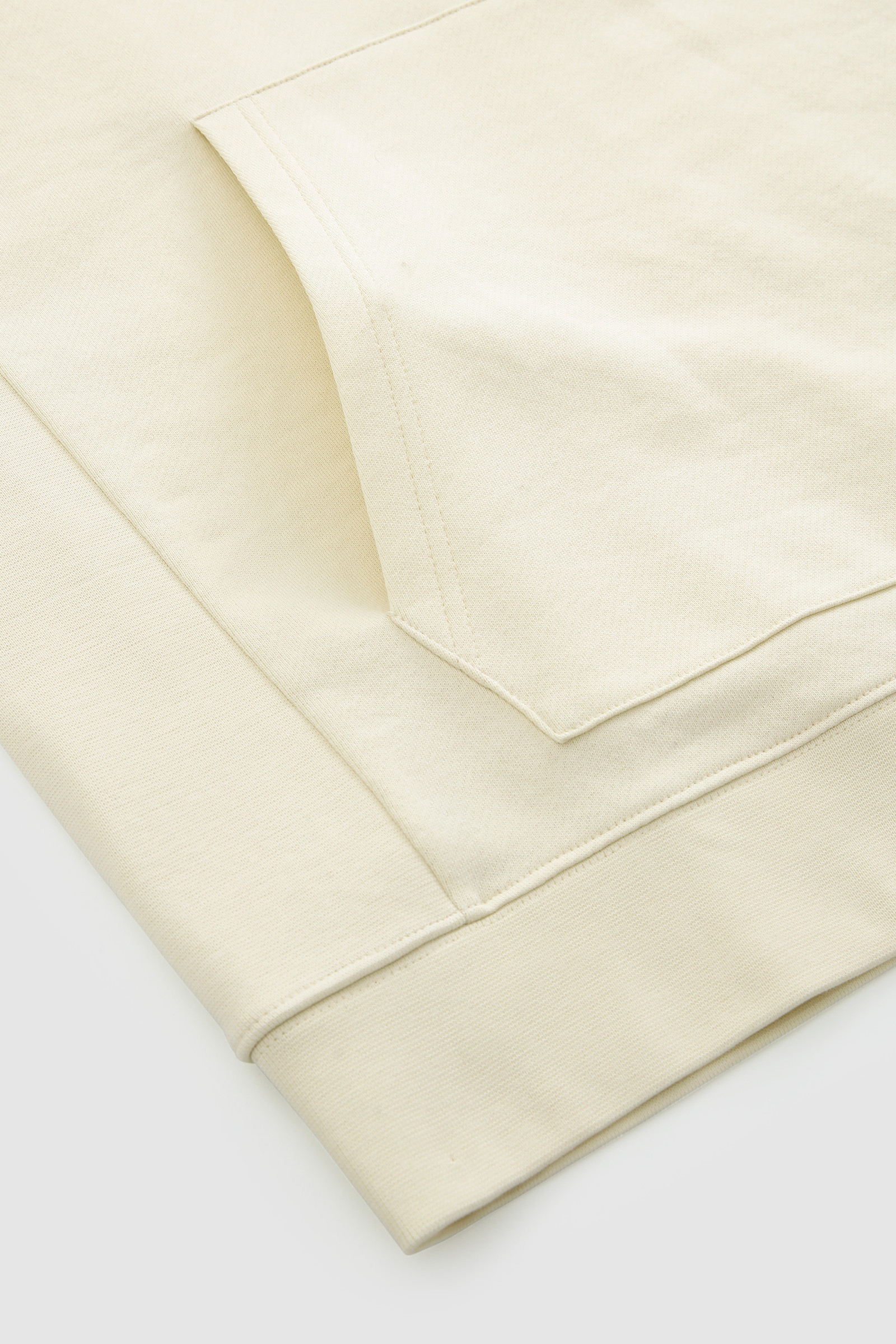 Sweat à capuche avec imprimé au dos blanc photo 8 | Woolrich
