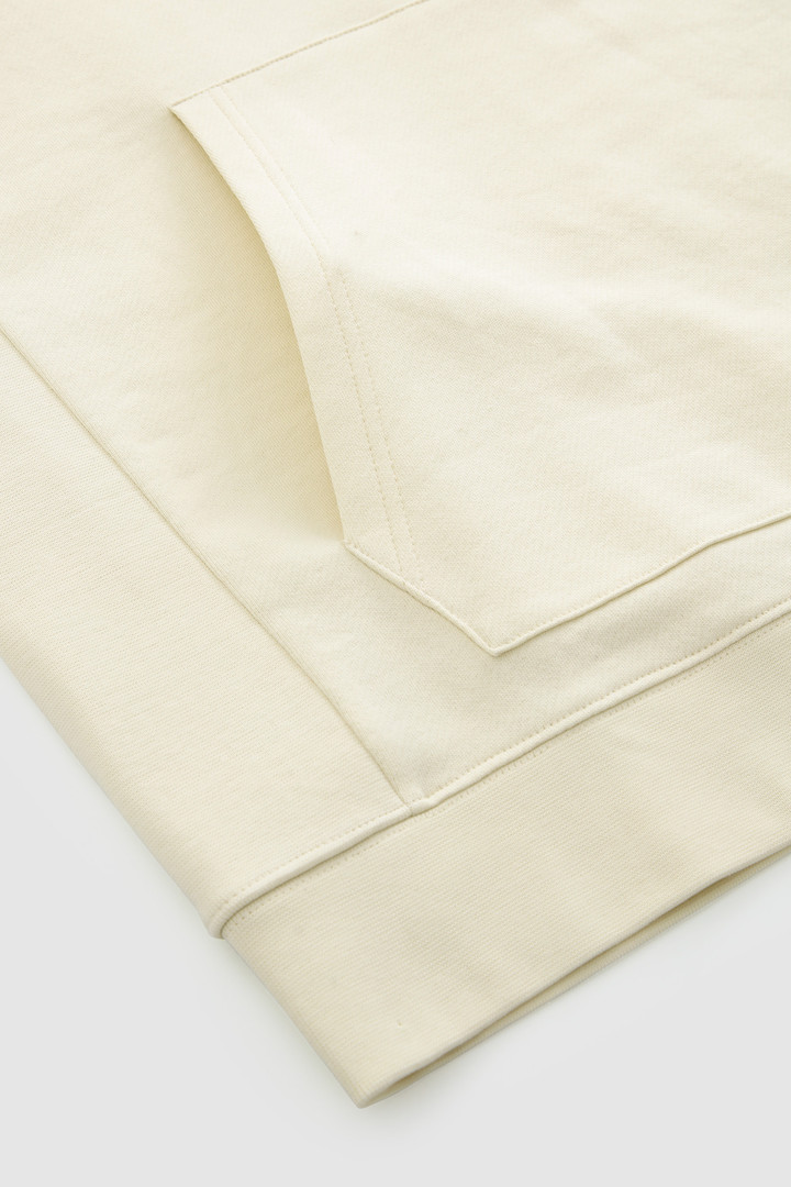 Sweat à capuche avec imprimé au dos blanc photo 8 | Woolrich