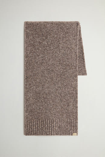 Sciarpa in pura lana mouliné Marrone | Woolrich