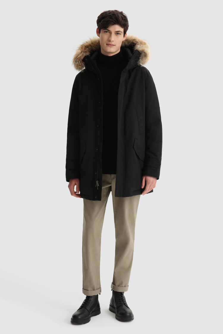 Polar Parka con collo alto e pelliccia removibile