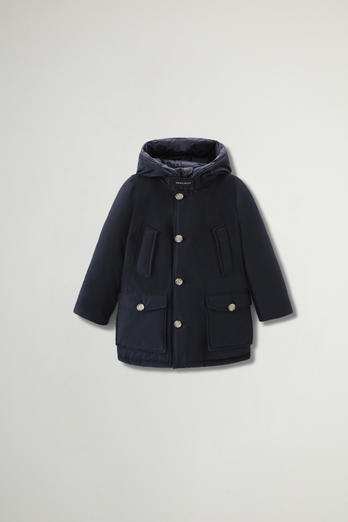 Boys' Arctic Parka in Ramar Cloth Blue | Woolrich