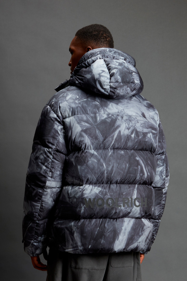 Down Jacket in Ripstop Fabric by Todd Snyder Gray photo 3 | Woolrich
