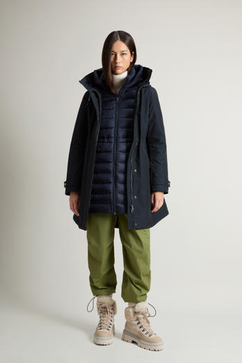 Parka 3-en-1 en Ramar Cloth Bleu | Woolrich