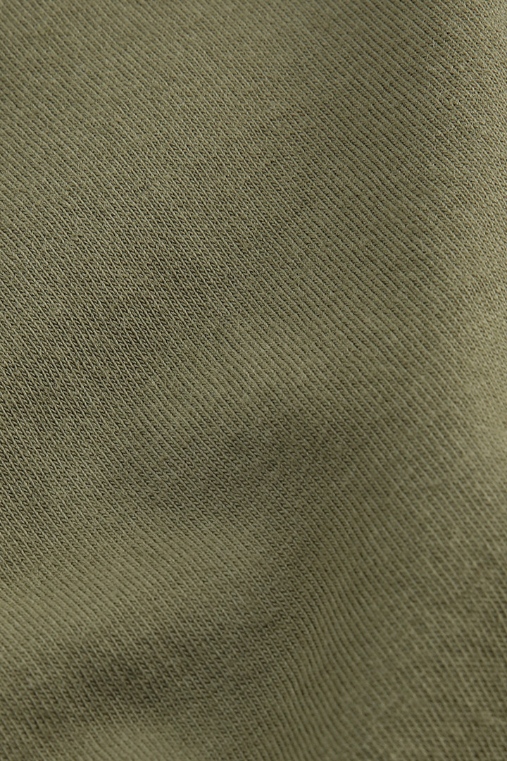 Macro Logo T-Shirt Green photo 7 | Woolrich