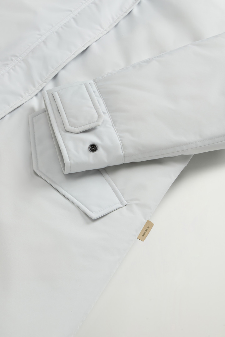 Long Cloud Jacket with Foldaway Hood Gray photo 7 | Woolrich