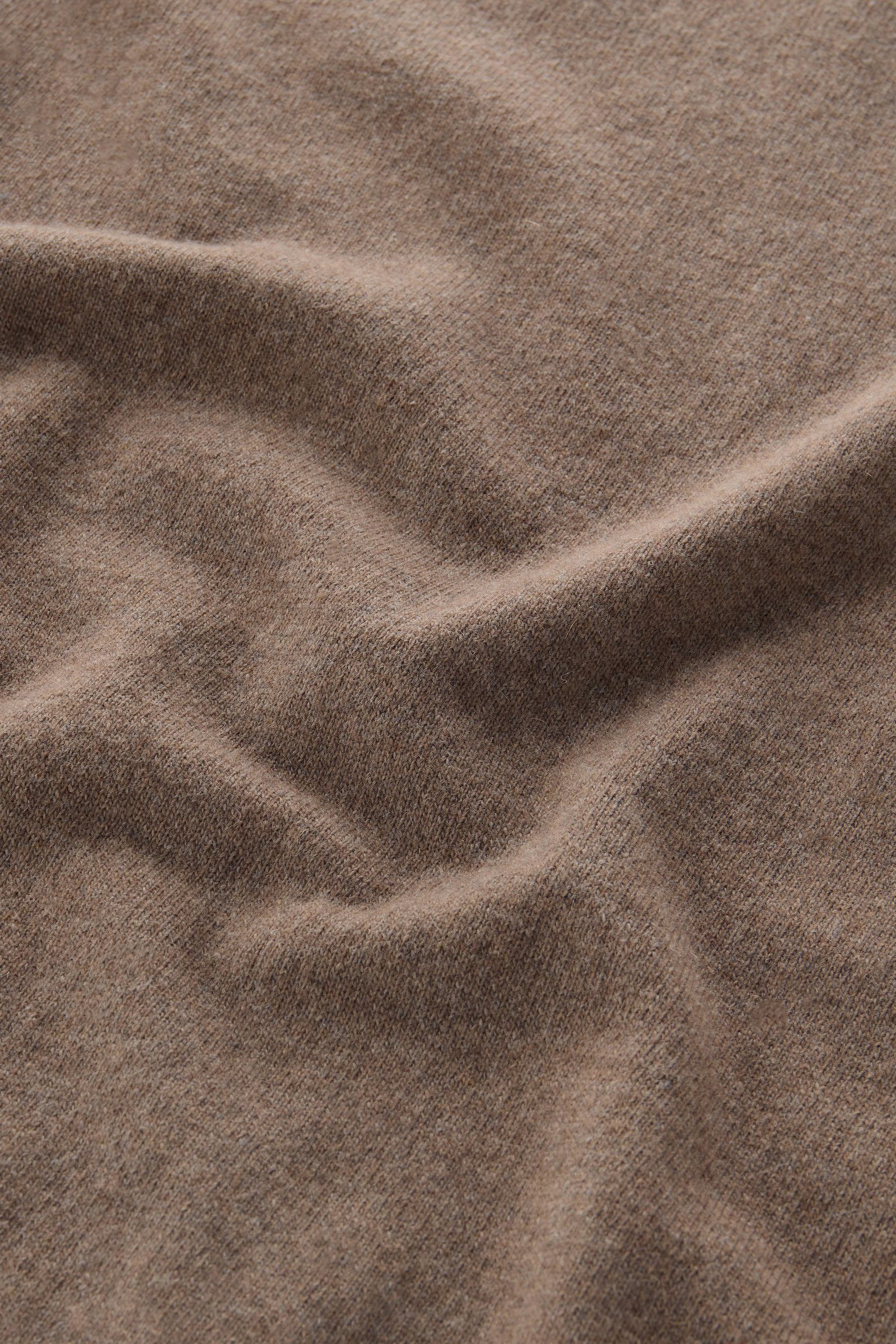 Crewneck Sweater in Merino Wool Blend Taupe photo 8 | Woolrich
