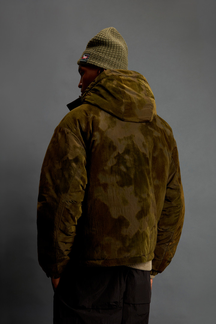 Olmetex Ripstop Nylon Jacket with Camouflage Motif by Todd Snyder Brown photo 3 | Woolrich