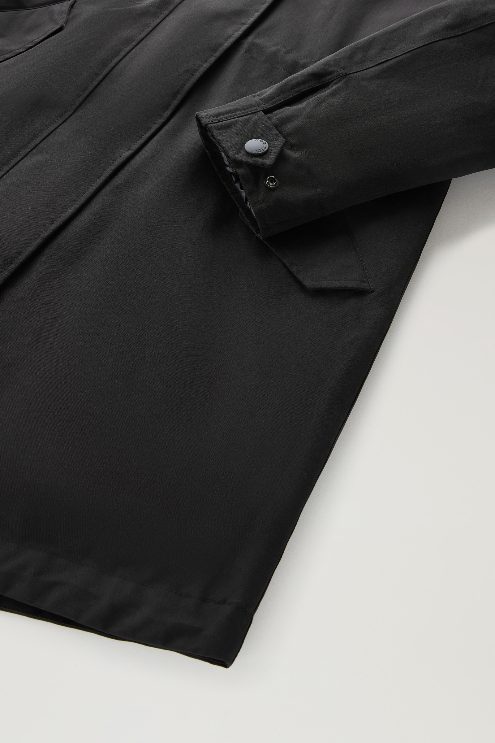 3-in-1 Military Parka in Ramar Cloth with Detachable Quilted Jacket Black photo 10 | Woolrich