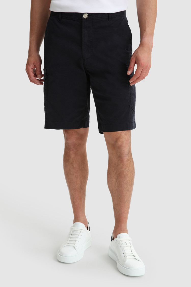 Pantalones cortos Cargo de algodón elástico