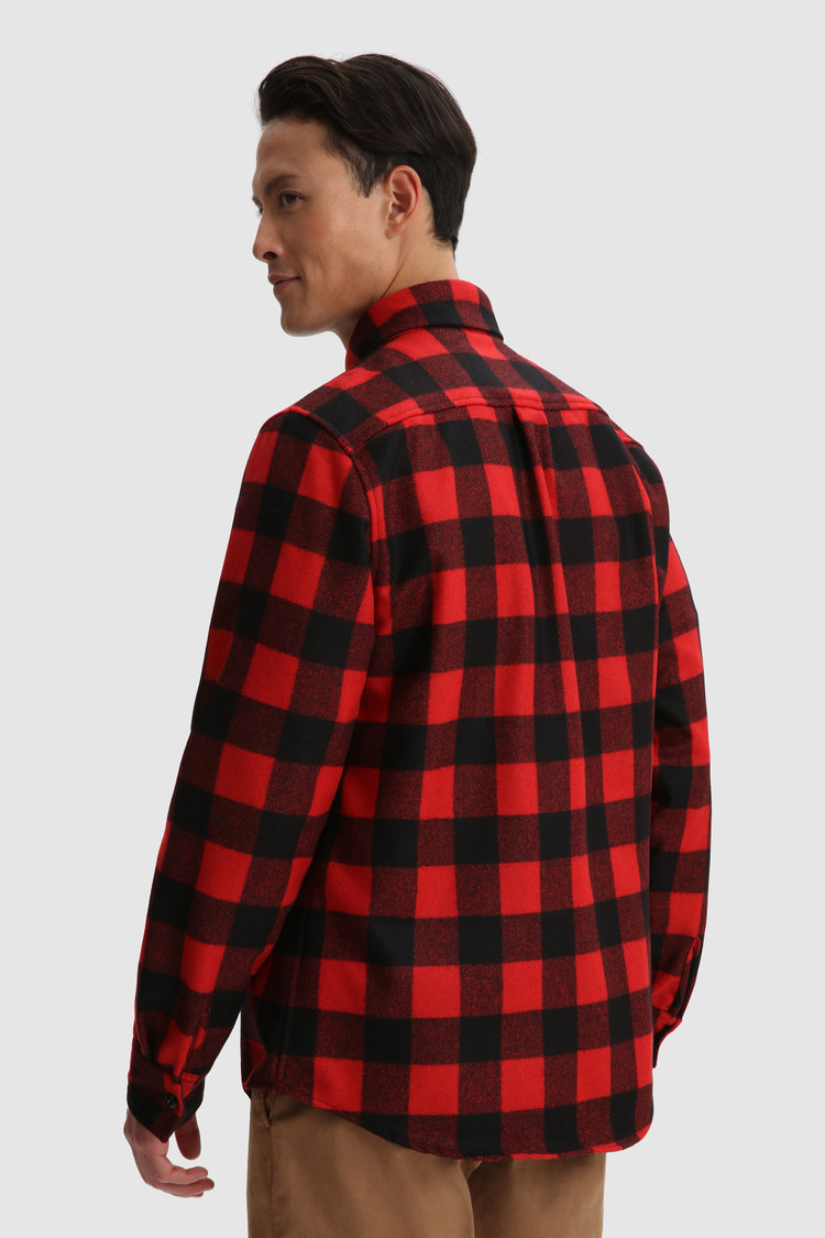 Camisa Alaskan Melton de lana italiana reciclada