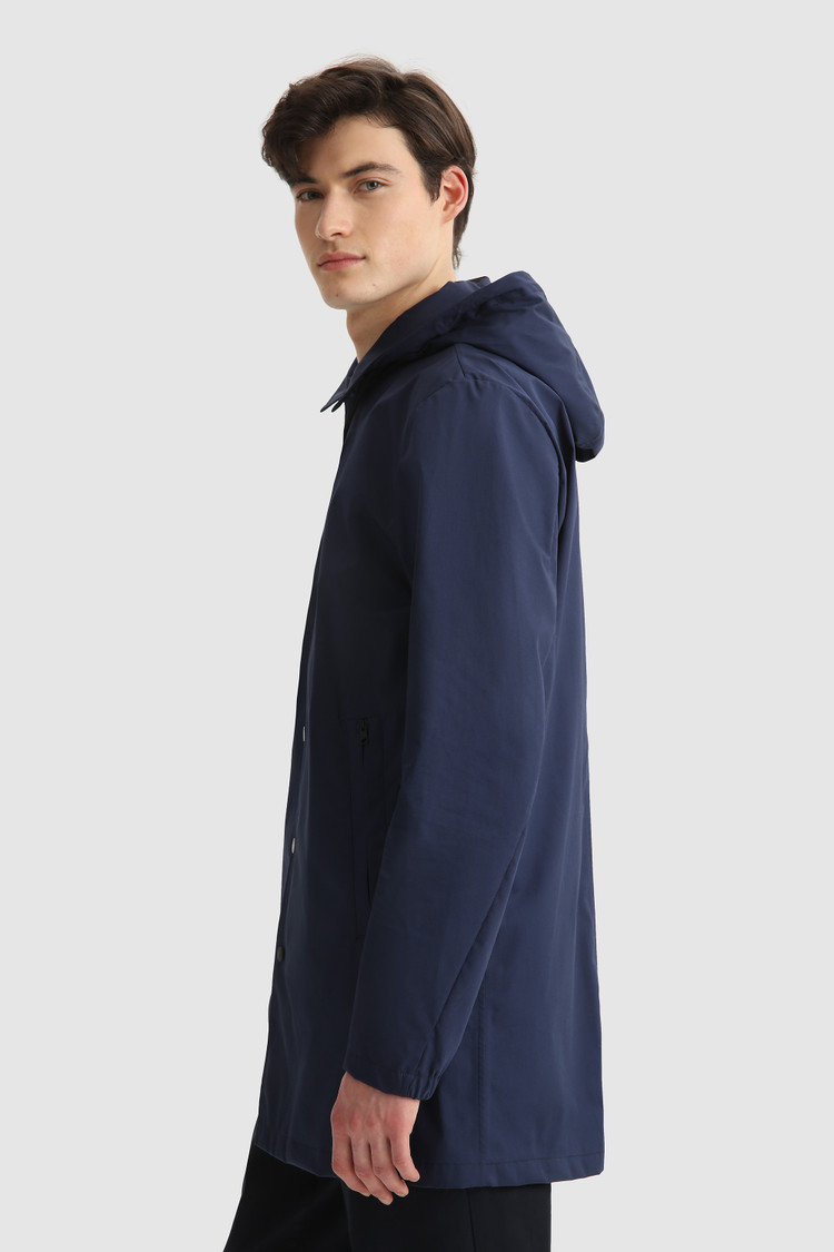 Triple-layer cotton car coat